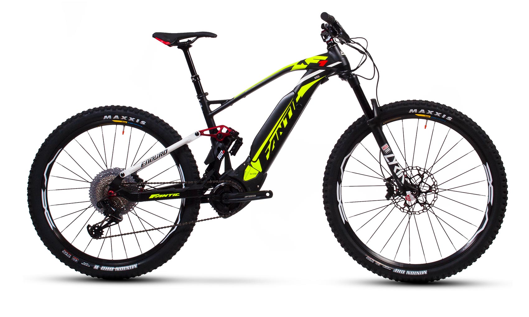 Fantic XF1 Integra Enduro Race 160mm – Black/Yellow (S)